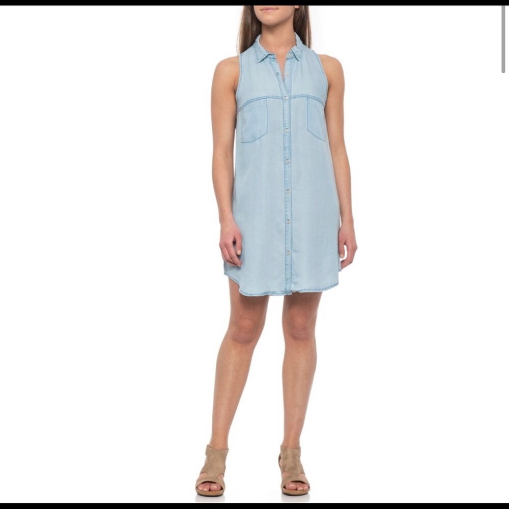 BB Dakota women’s Brantley Chambray shirt Dress.